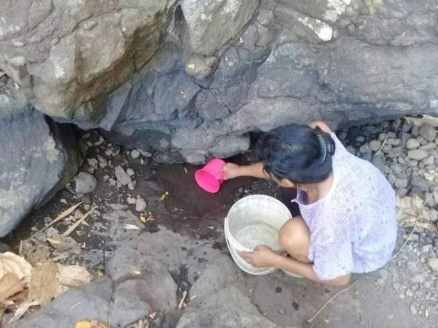 Pulau Kahakitang Krisis Air Bersih