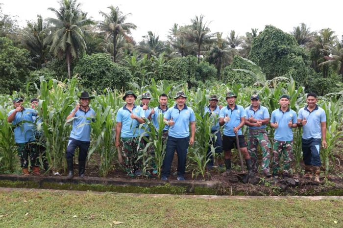 Lanudsri Manado Optimalkan Lahan Tidur Dukung Program Ketahanan Pangan