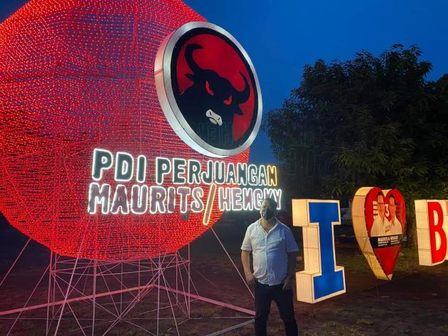 Millenial pendukung MM-HH Dirikan Lokasi Selfie Unik