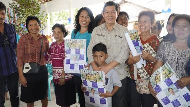 Walikota Safari Natal di Pulau Manado Tua 