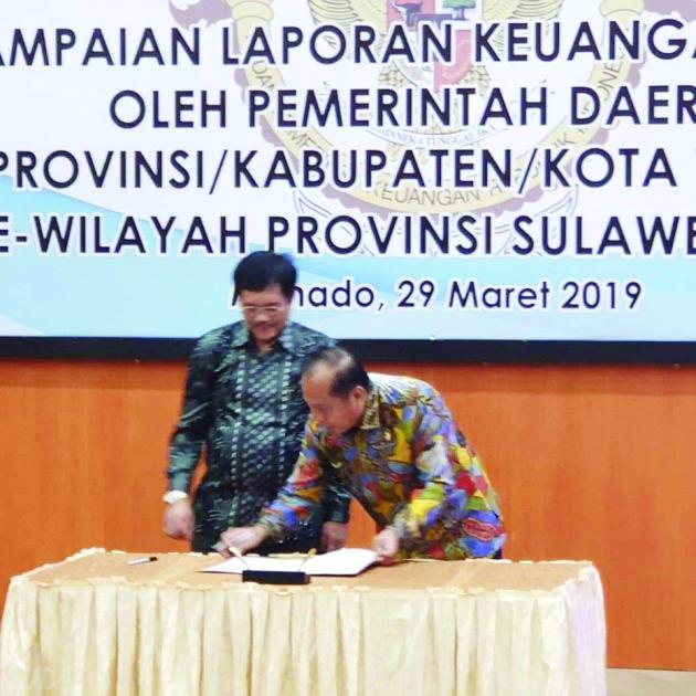 BPK Terima LKPD dari Pemkot Bitung