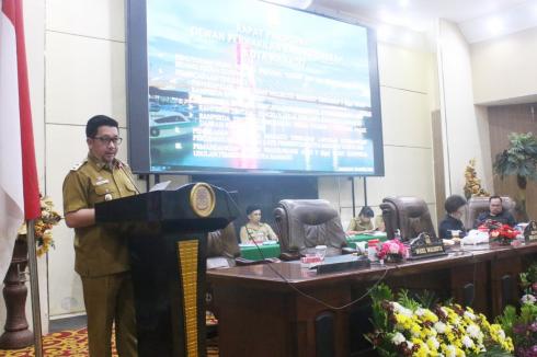 Wawali Manado Ikuti Rapat Paripurna Penutupan Masa Sidang Pertama