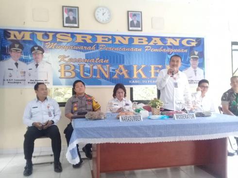 Kecamatan Bunaken Gelar Musrembang