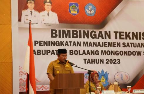 Wabup Buka Kegiatan Bimtek PAUD Bolsel Tahun 2023