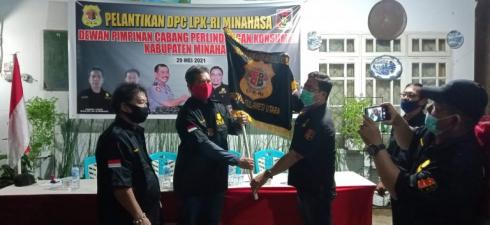 Resmi Dilantik Sebagai Ketua DPC LPK-RI Minahasa, Frangky Palar: Saya Siap mengemban Tugas Ini