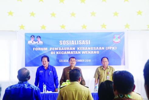 Sekkot Manado Buka Sosialisasi FPK di Kecamatan Wenang