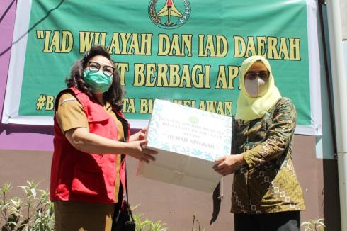 IAD Wilayah Sulut Salurkan APD Untuk Paramedis di Rumah Singgah Manado