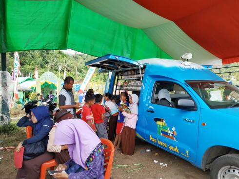 Perpusling Sasar Peserta Kemah Bakti