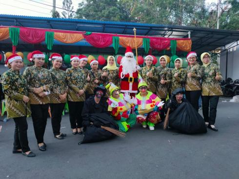 Kehadiran Santa Claus Ramaikan IAD Wilayah Sulut