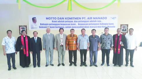 Sekkot Manado Lantik Banwas dan Komisaris PDAM