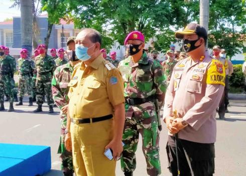 Antisipasi Mogok Massal,Pemkot dan Polres Gelar Apel Bersama