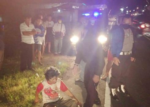 Diduga Tabrak Pejalan Kaki, Lelaki Kawangkoan Diamankan Polisi