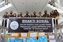 WAKAJATI SULUT BERSAMA PENGGURUS PJI DAERAH SULUT BAKTI SOSIAL  KE PANTI ASUHAN DALAM RANGKA HUT PJI KE-27 TAHUN 2020 