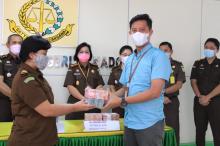 Kajari Manado Setor Ratusan Juta titipan Uang Negara