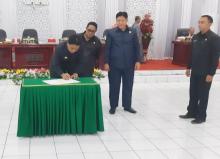 Legislatif dan Eksekutif Setujui Perda APBD 2019