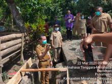 Penutup Drainase Desa Bentenan Mulai Dikerjakan