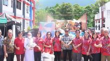 Pemkot Bitung Menerima Bantuan Kemanusiaan Bencana Alam dari Paguyuran Sosial Marga Tionghoa Indonesia Sulut
