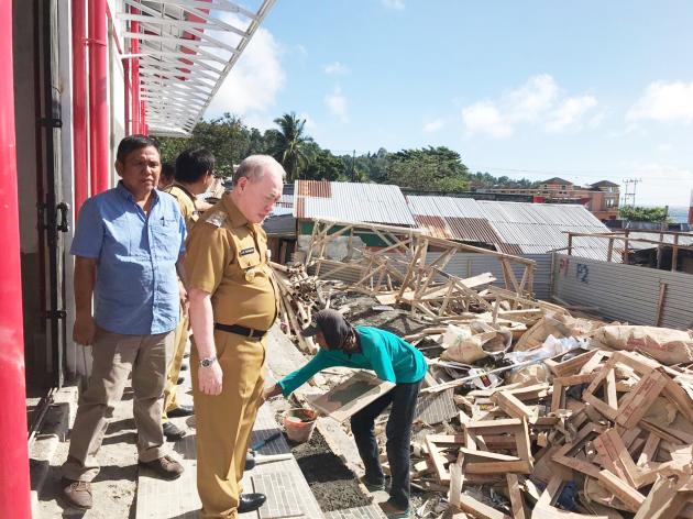 Wabup Palandung Tinjau Proyek Pemerintah