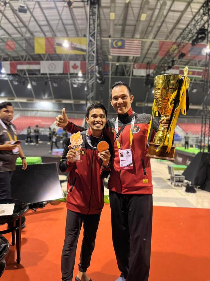 Pesilat Sulut Abdul Malik Dapat Perunggu di Kejuaraan Dunia Malaysia