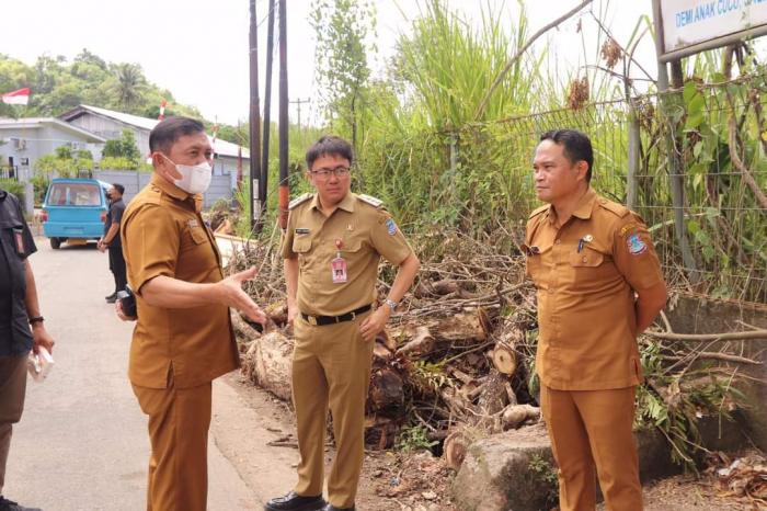 Minimalisir Ancaman Genangan Air, Wali Kota Angouw Cek Perbaikan Drainase