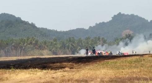 Kebakaran Lahan di Bandara Sam Ratulangi, Sejumlah Penerbangan Dibatalkan