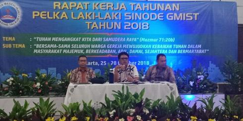 Gaghana Hadiri Raker Pelka Laki-laki GMIST di Jakarta