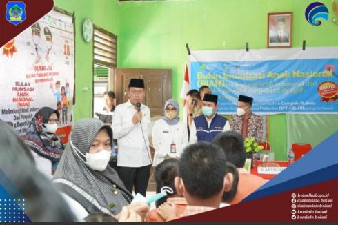 Bupati Imbau Masyarakat Turut Sukseskan Bulan Imunisasi Anak///jdl