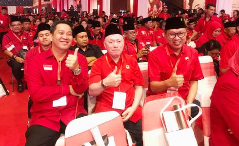 Palandung Hadiri HUT PDIP ke- 46 di Jakarta