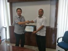 Certificate of Appreciation Garuda Airlines  Diterima Adele Cargo 