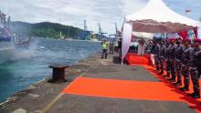 Kapal Perang Bawa Ekspedisi Layanan Kas Bank Indonesia ke Pulau 3T Wilayah Sulut